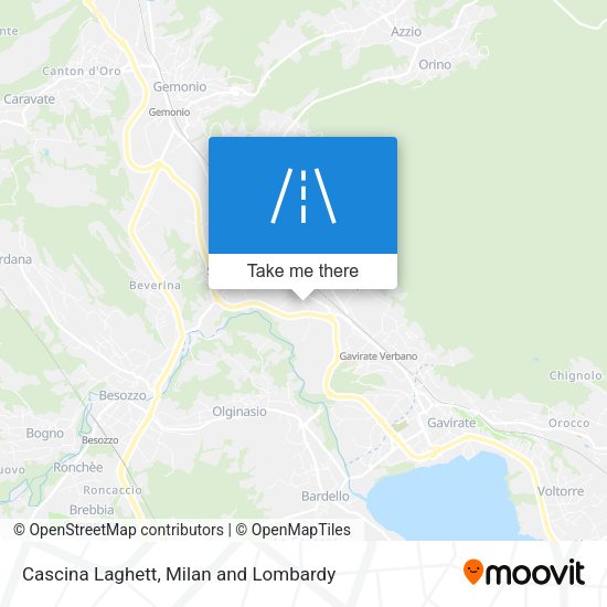 Cascina Laghett map