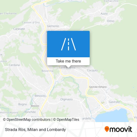 Strada Ròs map