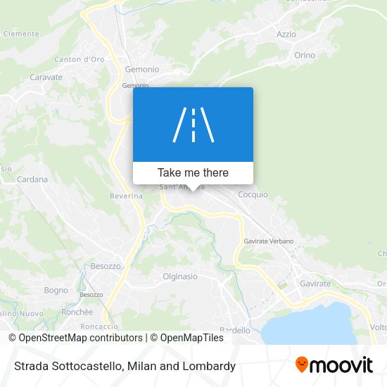 Strada Sottocastello map