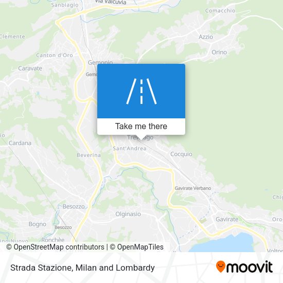 Strada Stazione map