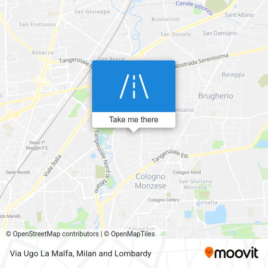 Via Ugo La Malfa map