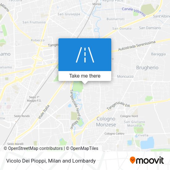 Vicolo Dei Pioppi map