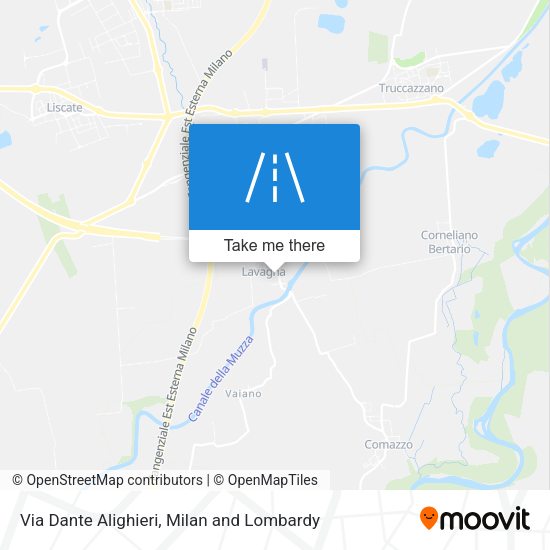 Via Dante Alighieri map
