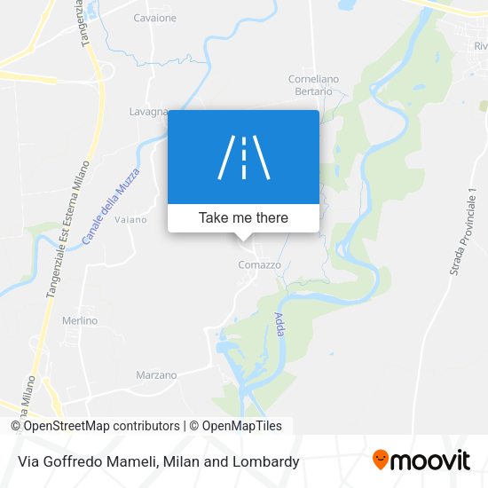 Via Goffredo Mameli map
