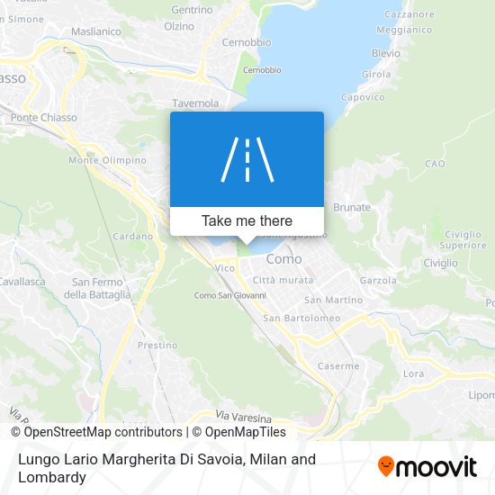 Lungo Lario Margherita Di Savoia map