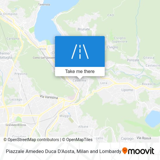 Piazzale Amedeo Duca D'Aosta map