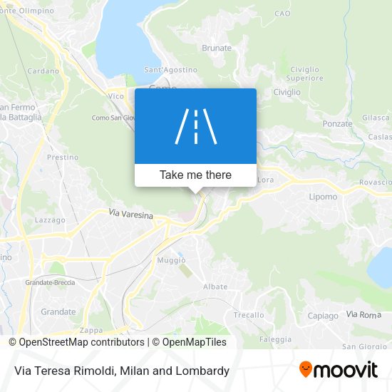 Via Teresa Rimoldi map