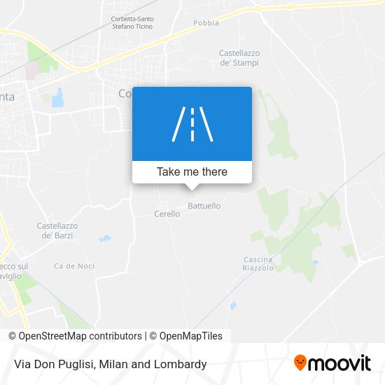 Via Don Puglisi map