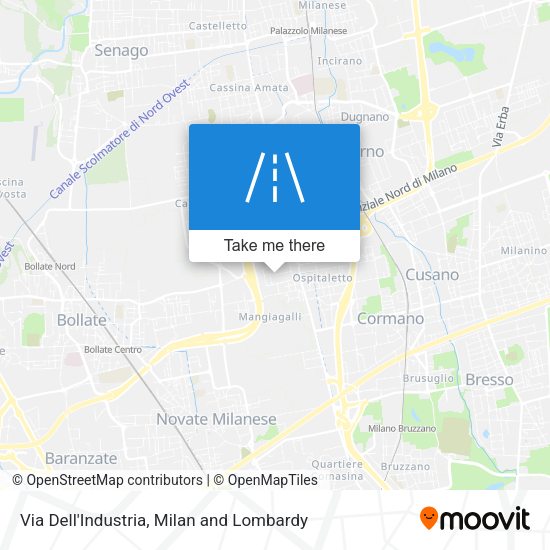 Via Dell'Industria map