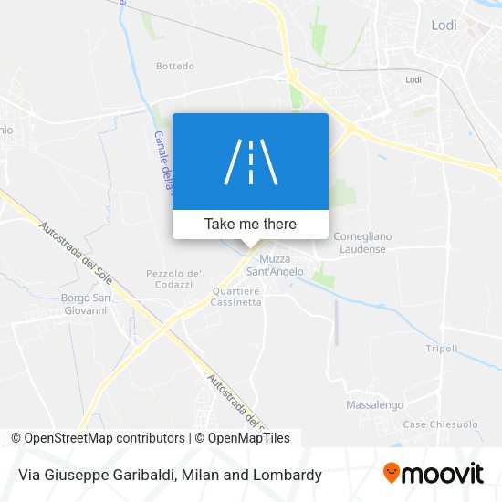 Via Giuseppe Garibaldi map