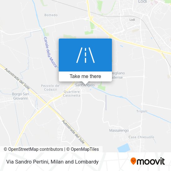 Via Sandro Pertini map