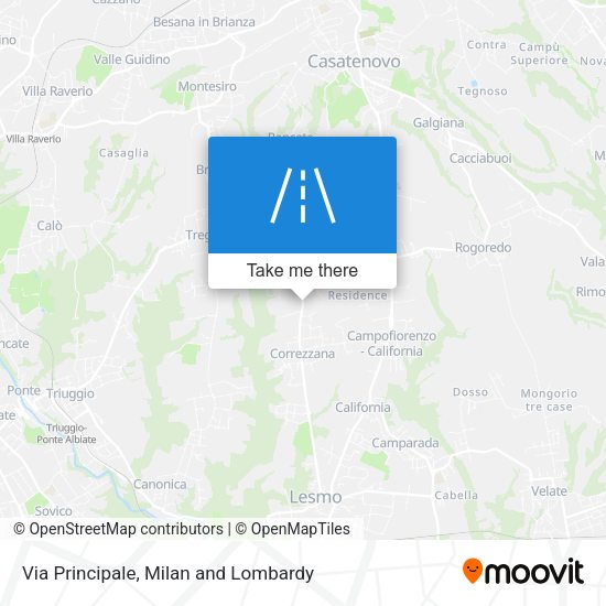 Via Principale map
