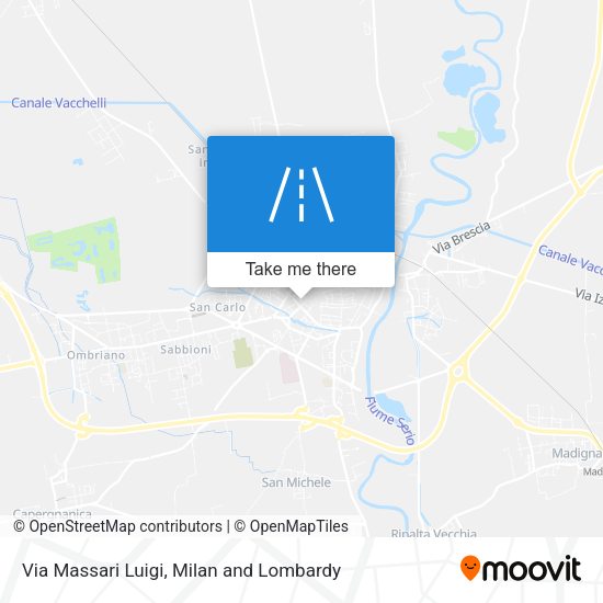 Via Massari Luigi map