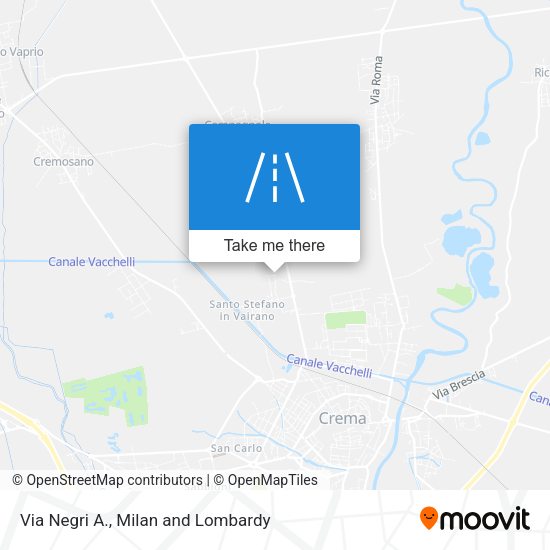 Via Negri A. map
