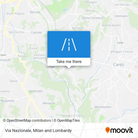 Via Nazionale map