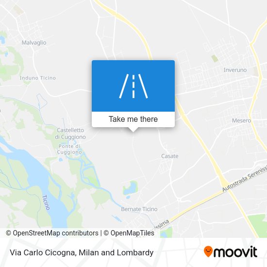 Via Carlo Cicogna map