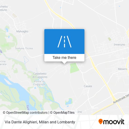Via Dante Alighieri map