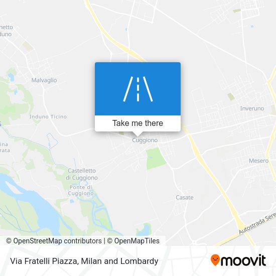Via Fratelli Piazza map