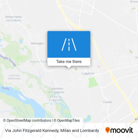 Via John Fitzgerald Kennedy map