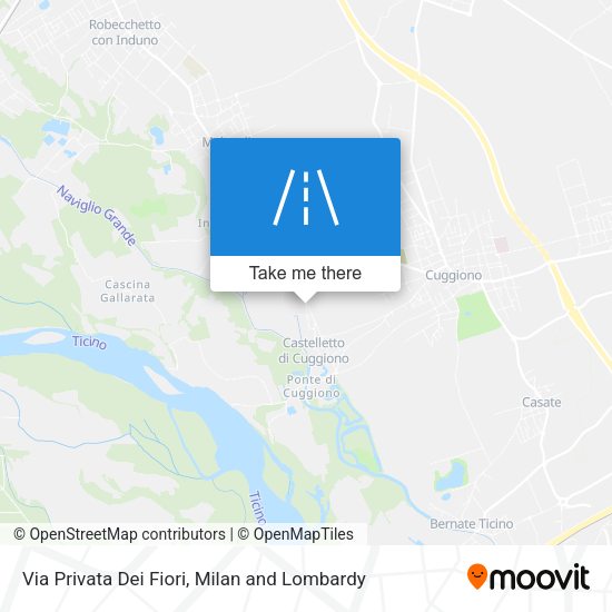 Via Privata Dei Fiori map