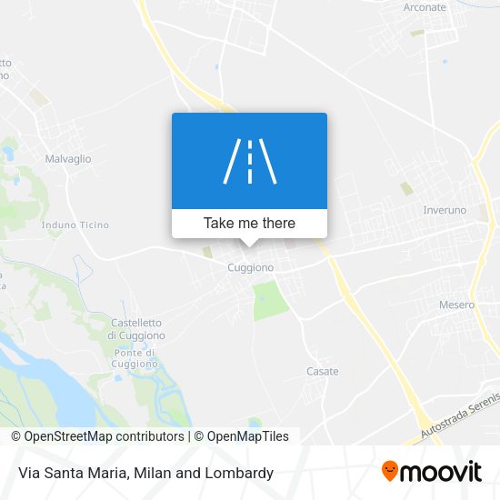 Via Santa Maria map
