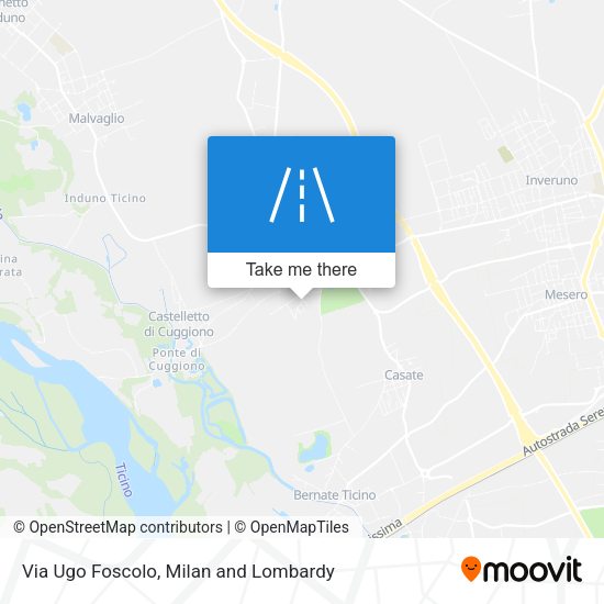 Via Ugo Foscolo map