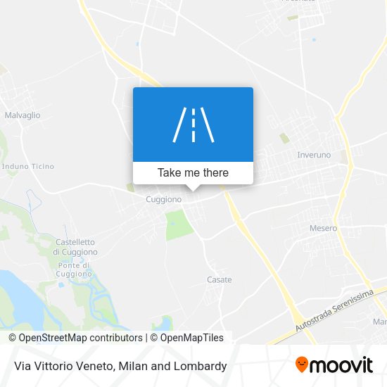 Via Vittorio Veneto map
