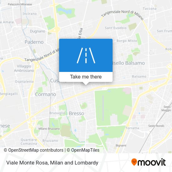 Viale Monte Rosa map