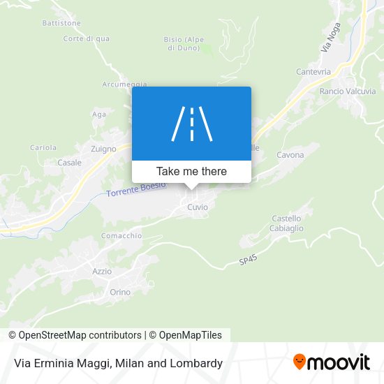 Via Erminia Maggi map
