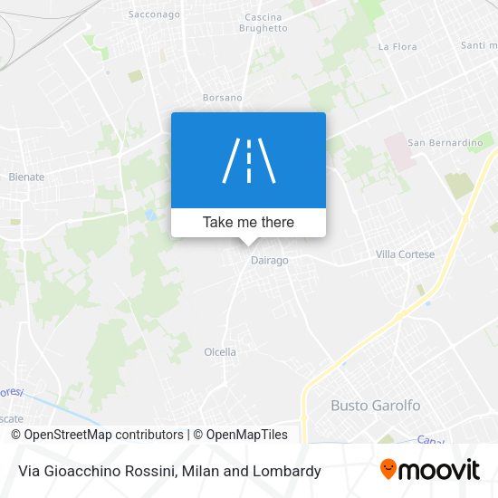 Via Gioacchino Rossini map
