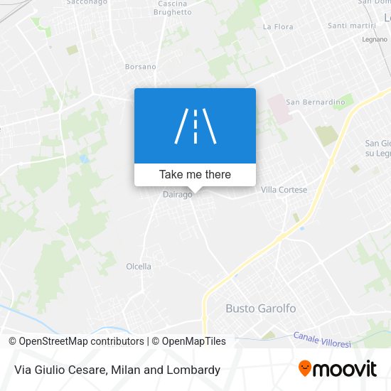 Via Giulio Cesare map