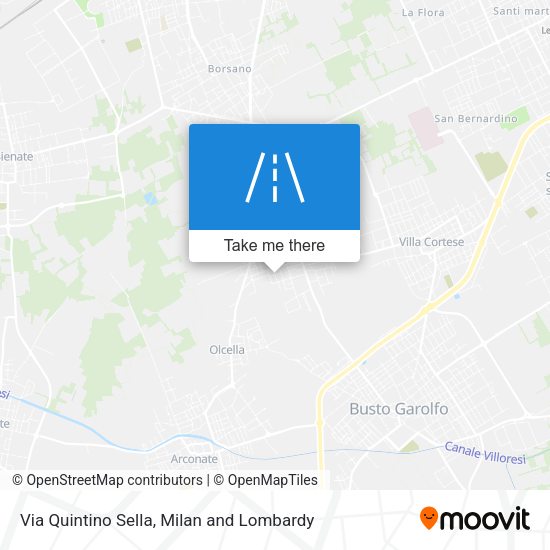 Via Quintino Sella map