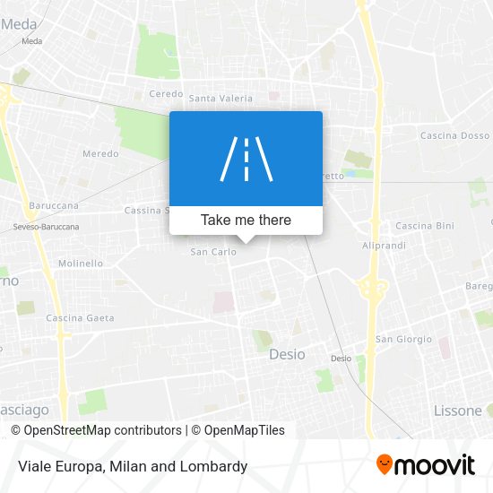 Viale Europa map