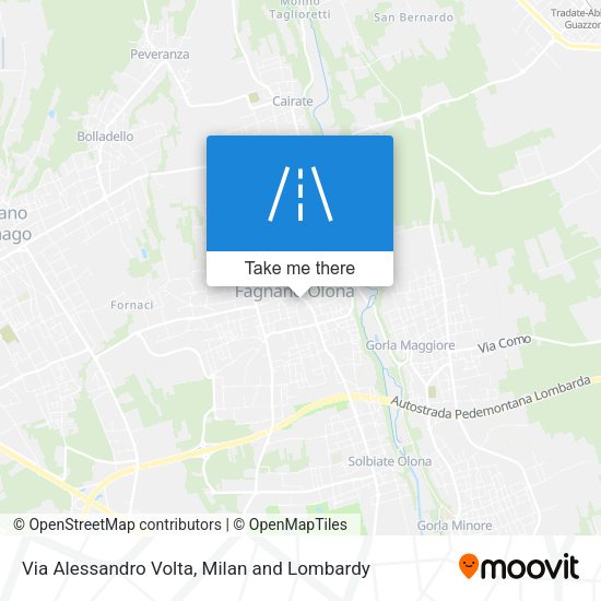 Via Alessandro Volta map
