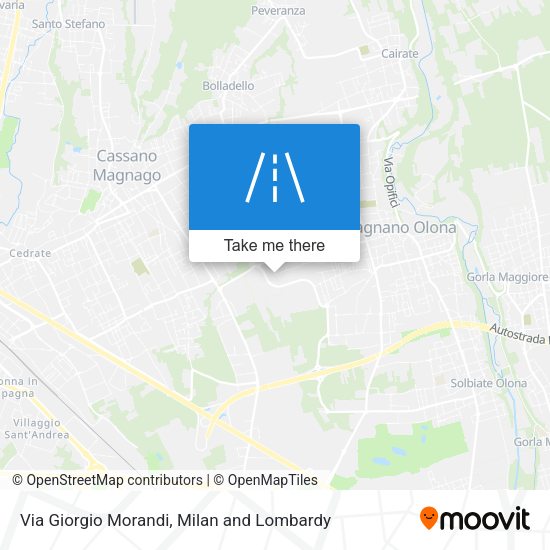 Via Giorgio Morandi map