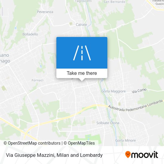 Via Giuseppe Mazzini map