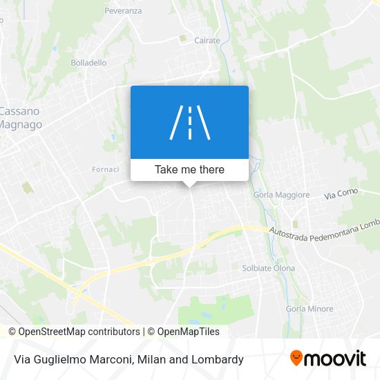 Via Guglielmo Marconi map