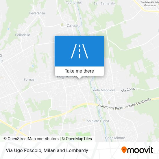 Via Ugo Foscolo map