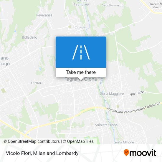 Vicolo Fiori map