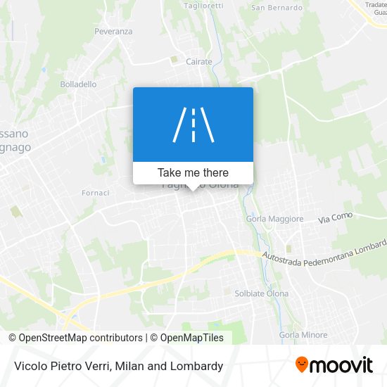 Vicolo Pietro Verri map