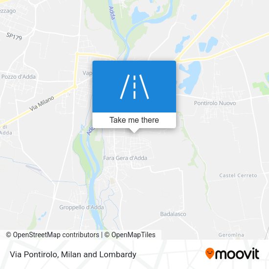 Via Pontirolo map