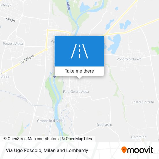 Via Ugo Foscolo map