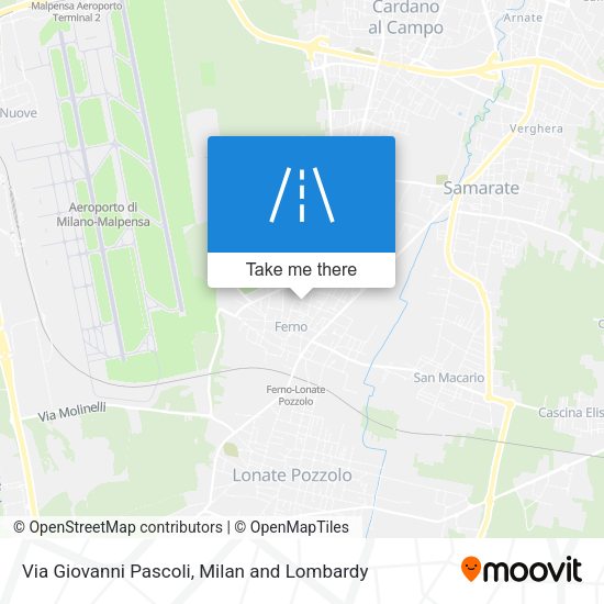Via Giovanni Pascoli map