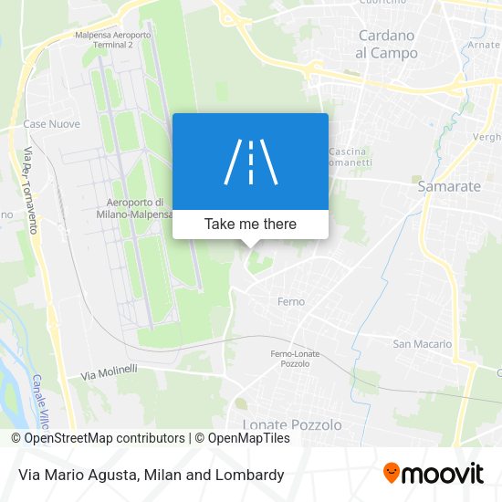 Via Mario Agusta map