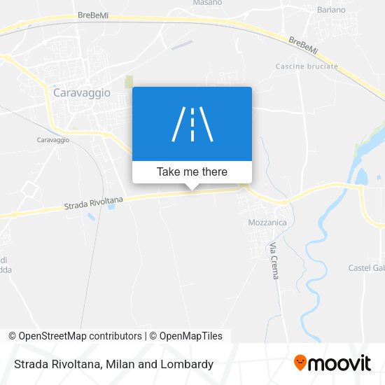 Strada Rivoltana map
