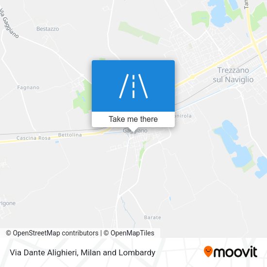 Via Dante Alighieri map