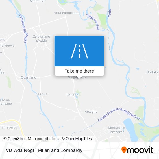 Via Ada Negri map