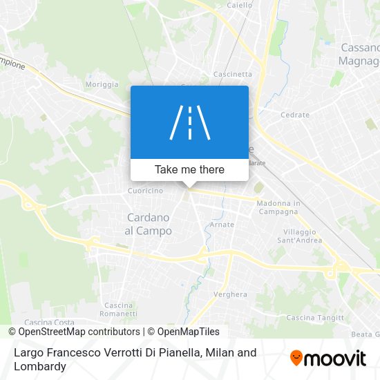 Largo Francesco Verrotti Di Pianella map