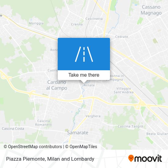 Piazza Piemonte map