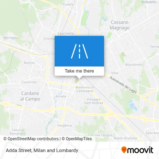 Adda Street map